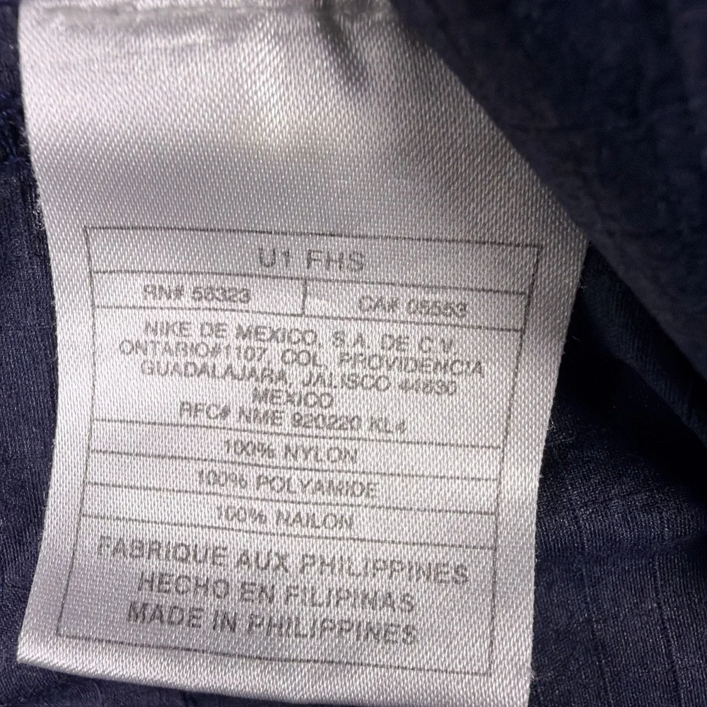 VTG Nike Ripstop Nylon‎ Track Pants Navy Blue Windbreaker Athletic Y2K Mens M